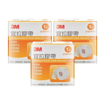 3M 宜拉膠帶 1吋x1捲/盒 (3盒) 2730TPP