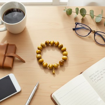 【晶曜珠寶】 玉石黃金手串 福祿 1.21錢