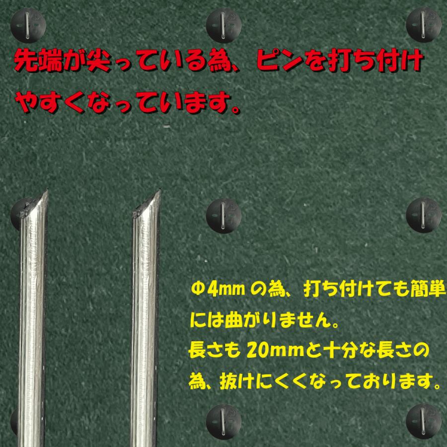 防草シート用 Uピン ワッシャー付き 50セット 防草シート 除草シート 固定用 人工芝 おさえピン 20cm