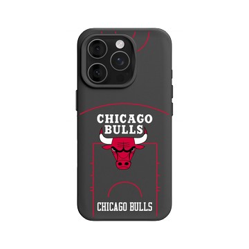 iPhone 16 Pro SolidX 黑 - NBA - 球場系列-芝加哥公牛 Chicago Bulls - Court