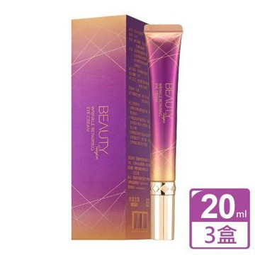 【台鹽生技】亮采淡紋眼霜(20mlx3條，共60ml)