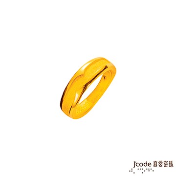 J’code真愛密碼 情定你黃金男戒指