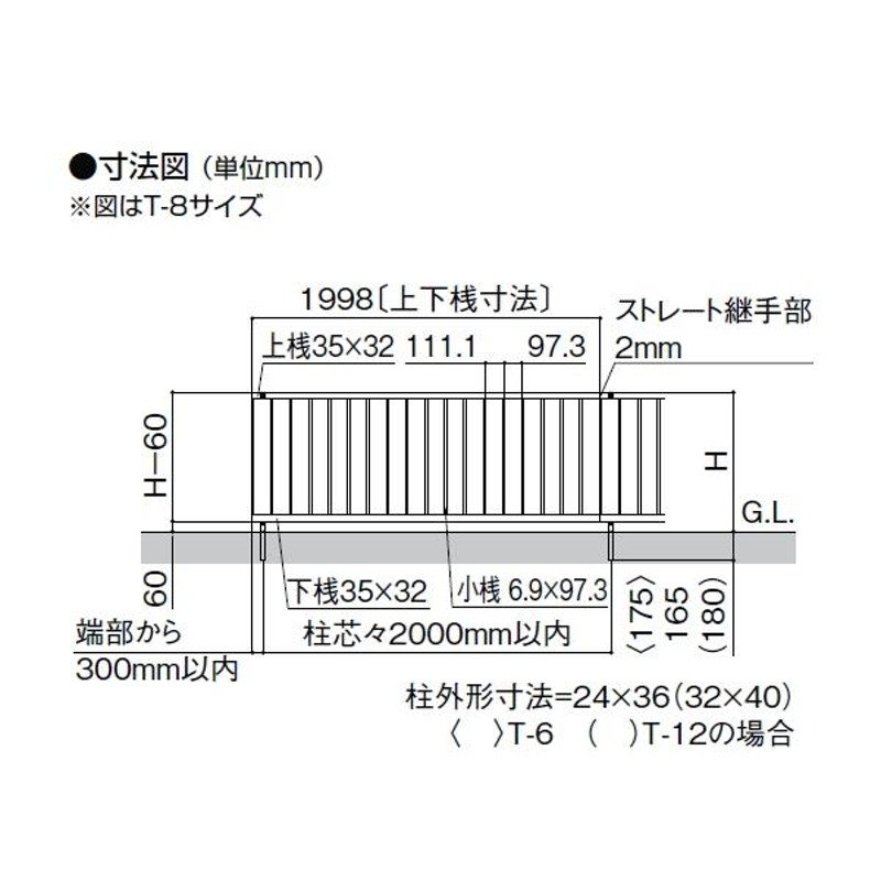 フェンス 目隠し   LIXIL(リクシル) TOEX  フェンスAB YL2型   フェンス本体   形材色   H1200   横ルーバー2   境界 屋外 アルミ 形材フェンスガーデン DIY 塀 - 10