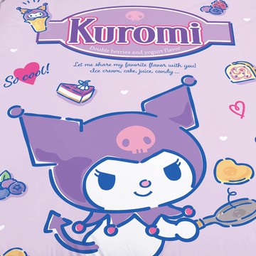 戀家小舖【甜點教室】雙人被套 酷洛米 三麗鷗 卡通 台灣製