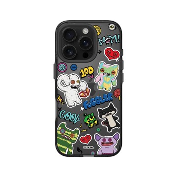 iPhone 16 Pro Clear 酷墨灰 - Fuggler 放克牙寶-常態系列 Regular series - 貼貼怪