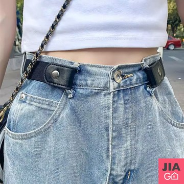 JIAGO 懶人修身隱形腰帶(附日字扣)