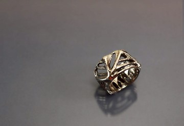 線條系列-抽象個性925銀戒