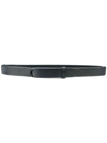 Orciani - slim loop-fastening belt - men - Leather - OS - Black