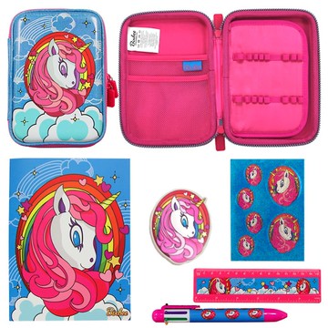 美國Bixbee夢想童趣文具六件組-彩虹小馬