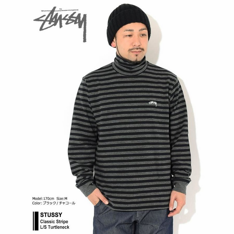 ステューシー カットソー 長袖 STUSSY メンズ Classic Stripe