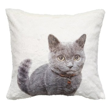 抱枕套 貓 CAT PATTERN FUR gSCy1a NITORI宜得利家居