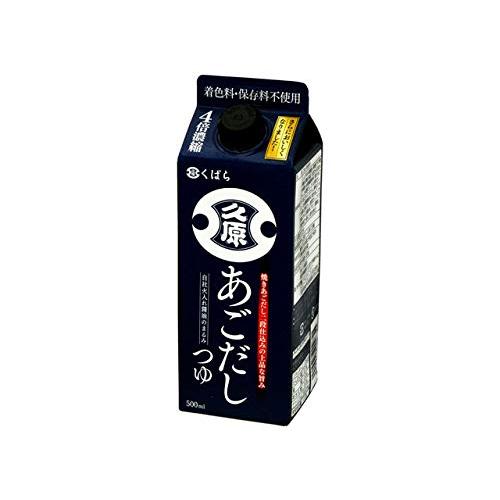 久原醤油 あごだしつゆ 500ml×12本入