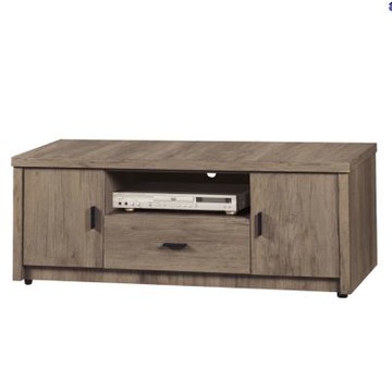 文創集  麥多5尺二門單抽電視櫃(三色可選)-151x40x48cm免組