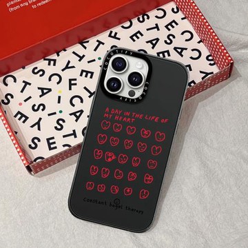 C家聯名磨砂黑每日心情新款適用iPhone15ProMax蘋果14明星同款13高級15pro情侶磁吸Magsafe手機殼男女款潮