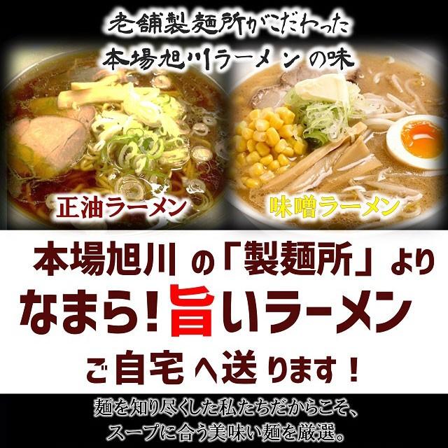 送料無料 北海道 旭川ラーメン お取り寄せ 生ラーメン2食セット 醤油ラーメンと味噌ラーメンを直送　北海道ラーメンセット