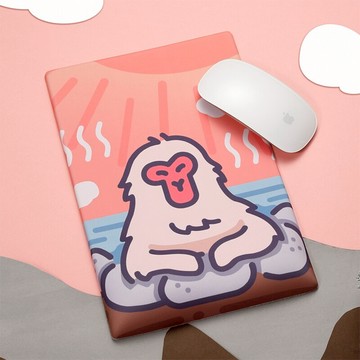 硅膠護腕鼠標墊可愛卡通女生辦公手腕墊韓萌記憶棉鍵盤手托慢回彈