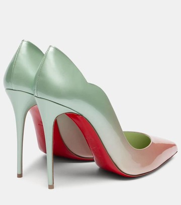 Christian Louboutin Hot Chick 100 ombré patent leather pumps