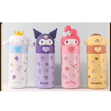 三麗鷗公仔保溫杯316不銹鋼凱蒂貓便攜密封杯子玉桂狗可愛喝水杯