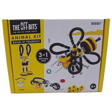THE OFF BITS 怪奇機械積木 蜜蜂 動物積木套裝 3合1  1盒