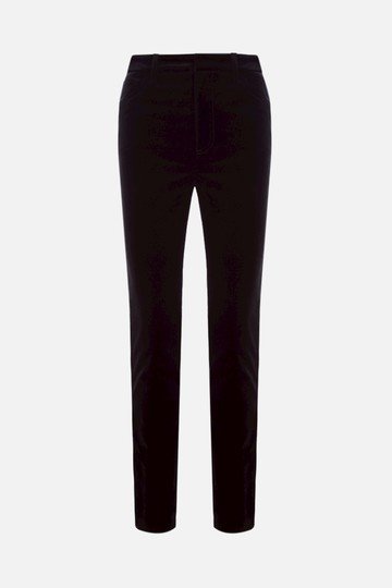 ALESSANDRA RICH skinny-fit velvet pants Woman