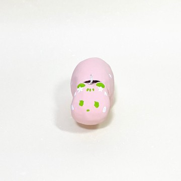 春季限定 紙糊人偶 赤べこ 櫻花圖案