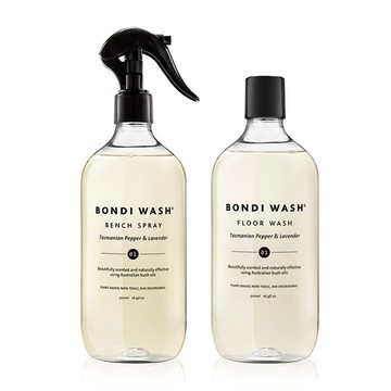 BONDI WASH 檸檬茶樹＆柑橘清潔液 經典地板居家組