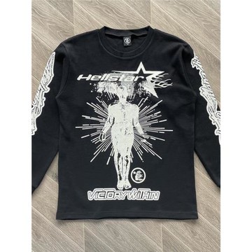 Hellstar Studios victory thermal 歐美大logo男女長袖T恤