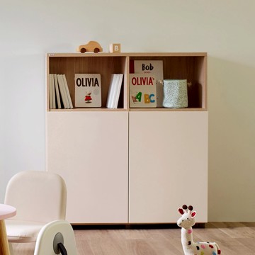 【iloom 怡倫家居】Eddi 800型3層收納櫃 兩色可選 玄關櫃 書櫃 書架 兒童書架 置物書架 收納櫃 櫃子