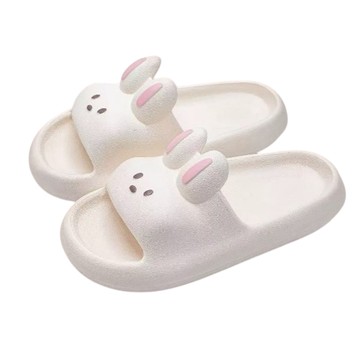 小兔拖鞋(白)-多尺寸任選