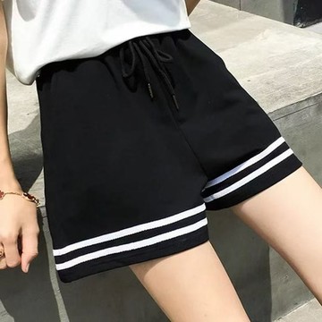 ⚡免運【新品上新】🌸夏季短褲 【10.4萬人好評】韓國寬松高腰運動短褲女跑步瑜伽闊腿熱褲潮休閑顯瘦夏褲女睡褲