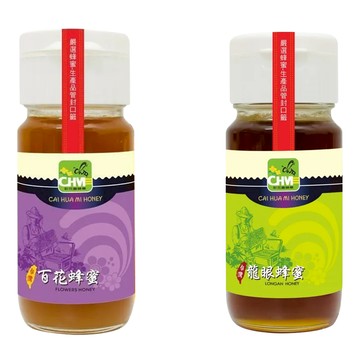彩花蜜 台灣嚴選 龍眼蜂蜜 百花蜂蜜  1.4kg  1組