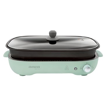 aiwa 愛華 電烤盤 4公升 分離式多功能 耐高溫食品級不沾塗層  AI-DKL02G