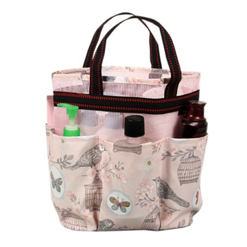 Almeng 多用途沐浴SPA包 粉紅色  27 x 27 cm