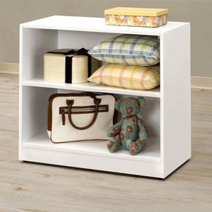 貝莎2.7尺白色收納櫃