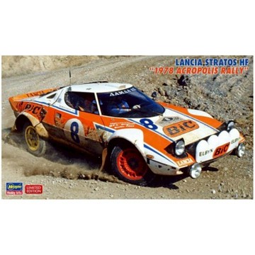 長谷川 1/24 Lancia Stratos HF 1978 Acropolis Rally 組裝模型 東海模型