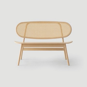 PODIUM Cane 椅背型長凳 淺梣木