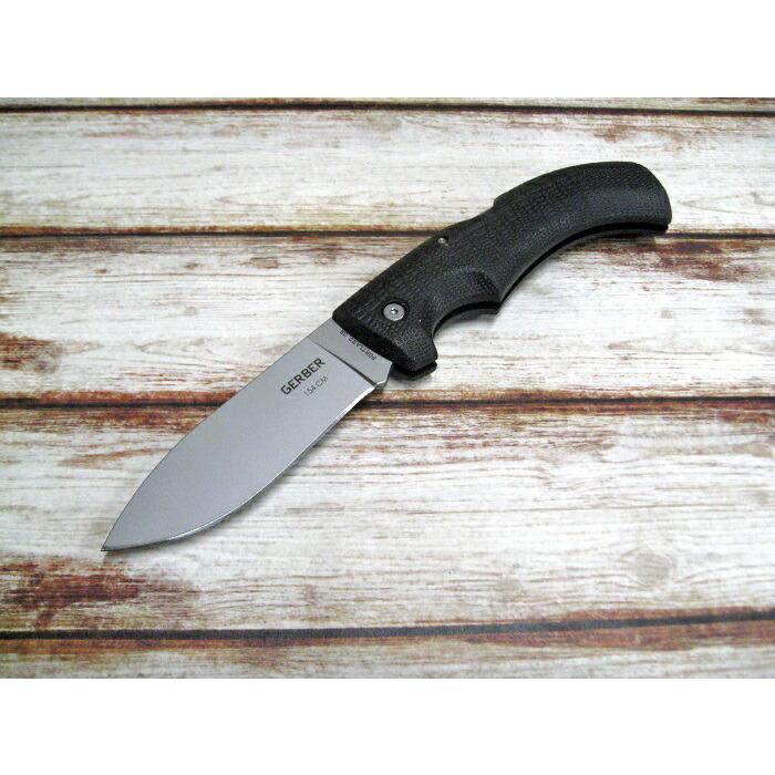 ガーバー G06064 ゲイター ドロップポイント ストーンウォッシュ 折り畳み ナイフ 154CM鋼 GFNハンドル GERBER Gater drop point knife