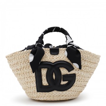Dolce & Gabbana - Black Raffia Satchel Uni