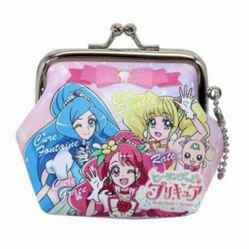 50 Off ヒーリングっどプリキュア 小銭入れ がまぐちポーチ M リボン コインケース キャラクター グッズ Sale 10 22まで 通販 Lineポイント最大3 0 Get Lineショッピング