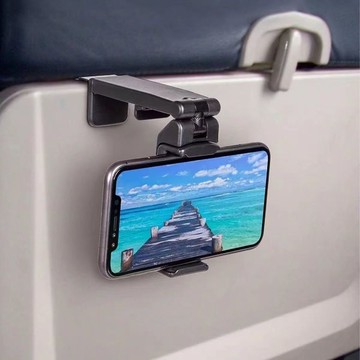 優品在臺🍰懶人高鐵飛機摺疊手機支架旅行便攜旋轉多功能通用桌面牀頭直播PV