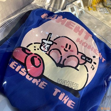 可愛到爆棚~t恤 短袖上衣 卡比衣服 純棉短袖 卡比 休閒上衣 卡通 t恤 蓋屁股上衣 寬鬆短袖上衣 夏天衣服 網紅衣服