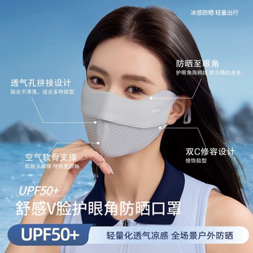全店現貨⚡5D立體軟骨防曬口罩 蜂巢網立體防曬口罩 冰絲口罩 防紫外綫 顯瘦 薄款透氣 透氣涼感口罩 防紫外線 抗UV