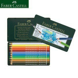 德國輝柏FABER CASTELL 117512 藝術家級水彩色鉛筆12色【APP滿額下單10%點數(單一帳號最高1000點)】9/30止
