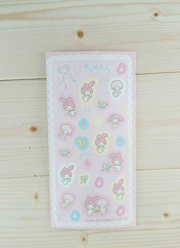 【震撼精品百貨】My Melody 美樂蒂 貼紙-粉色*91312 震撼日式精品百貨