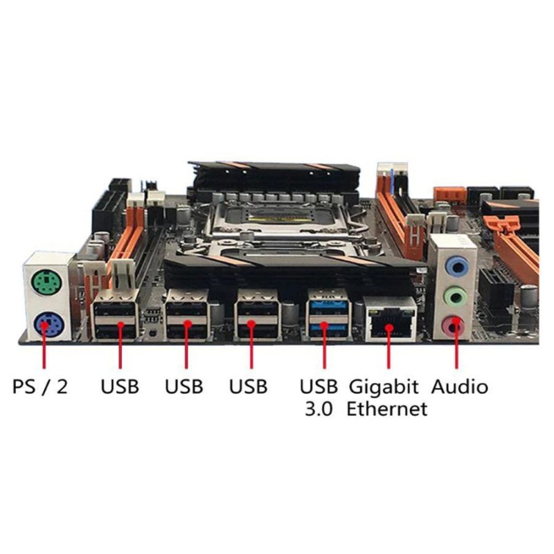 X79デュアル CPUマザーボードデュアル LGA2011マザーボード DDR3REG