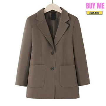 【洋氣百搭】媽媽西裝 女士西裝 小西裝 西服外套 短款外套 春秋薄款 中年媽媽裝 40-50歲 通勤休閒兩穿