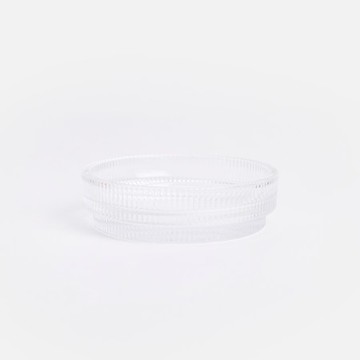 克萊歐直紋玻璃皂盤