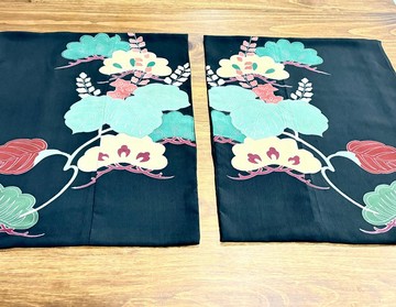 古董 墊布 餐墊 2 件組 天然素材 027