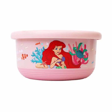 HOUSUXI不鏽鋼雙層隔熱碗730ml小美人魚