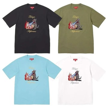 AirRoom 正品 2026SS Supreme Monster S/S Top 刺繡 怪物 怪獸 哥吉拉 噴火 短T